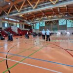 Blick in die Halle beim Qualifikationsturnier zur 18. Deutschen Boccia Meisterschaft